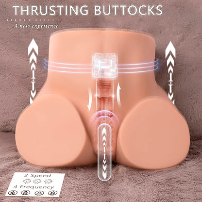 XISE - ETHEL REALISTISCHER VAGINA-MASTURBATOR MIT MEHREREN VIBRATIONSPOSITIONEN