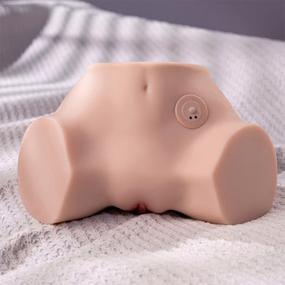 XISE - FENNIE Realistischer Masturbator mit Vibrationsfunktion und mehreren Positionen für Vagina und Anus