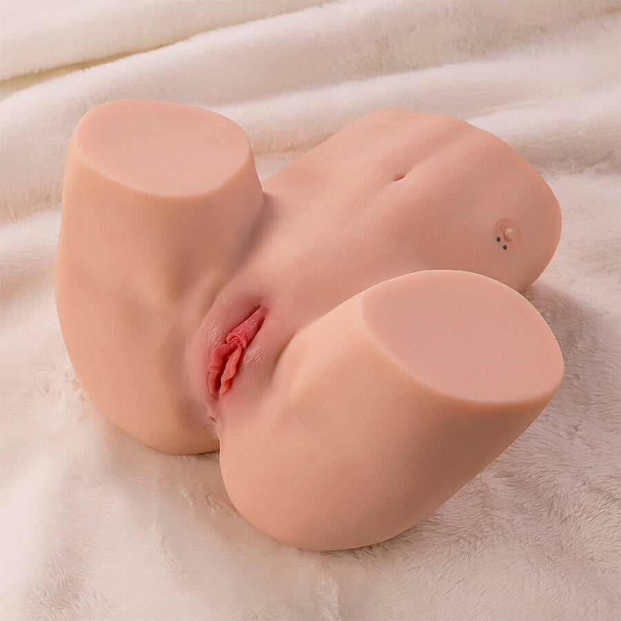 XISE - MAYA Realistischer Masturbator mit Saugfunktion für Vagina und Anus, Vibration und Saugfunktion, 4,5 kg