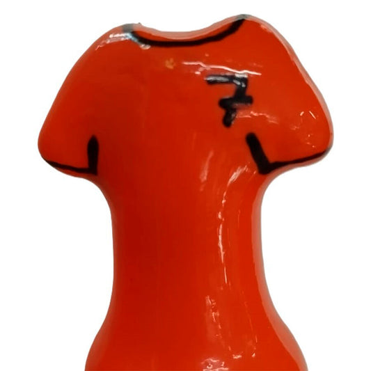 CONDOMERIE - HANDBEMALTES NEUHEITS-KONDOME ORANGE SHIRT