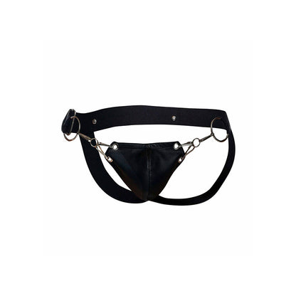 MOB - DNGEON JOCKSTRAP SCHWARZER DRUCK EINE GRÖSSE