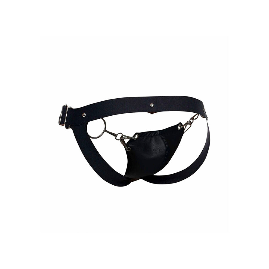 MOB - DNGEON JOCKSTRAP SCHWARZER DRUCK EINE GRÖSSE