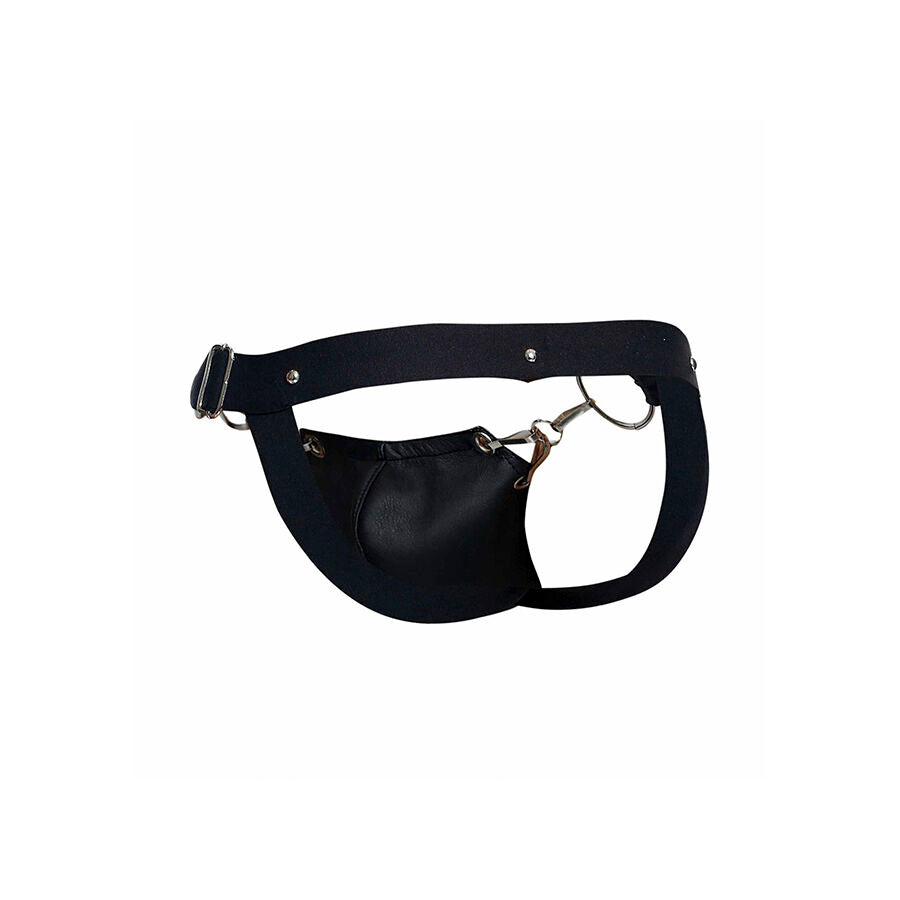 MOB - DNGEON JOCKSTRAP SCHWARZER DRUCK EINE GRÖSSE