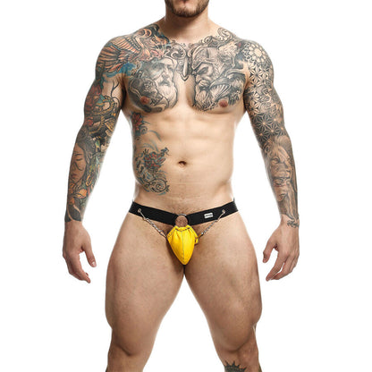 MOB - DNGEON GELB JOCKSTRAP MIT KETTEN EINE GRÖSSE