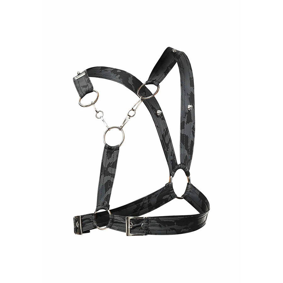 MOB - DNGEON SILBERNES HARNESS MIT KETTEN EINE GRÖSSE