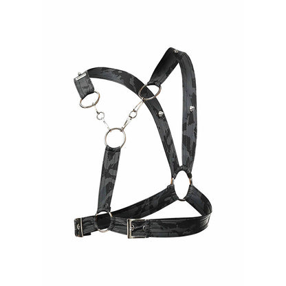 MOB - DNGEON SILBERNES HARNESS MIT KETTEN EINE GRÖSSE