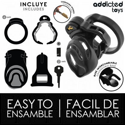 ADDICTED TOYS LOCKED - ETERNAL LOCK PENISKÄFIG 9 CM