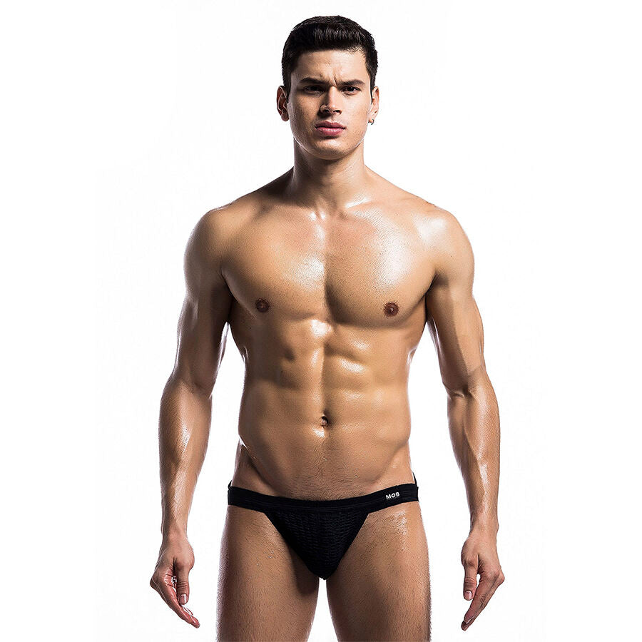 MOB - FETISH JOCKSTRAP BADEANZUG SCHWARZ GRÖSSE L