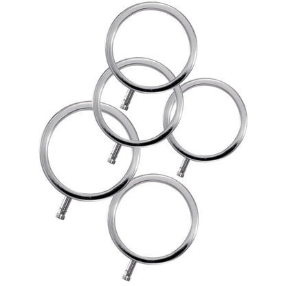ELECTRASTIM - ELECTRARINGS METALL-PENISRINGE 5ER-PACK