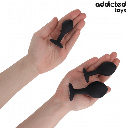 Addicted Toys 3er-Set Analplug mit Juwel