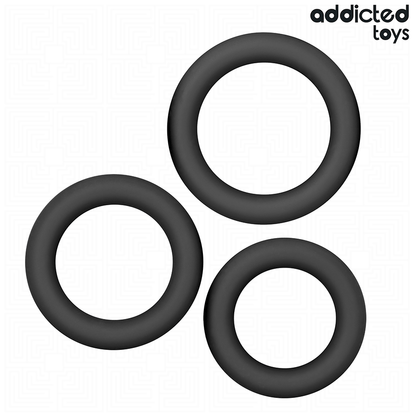 ADDICTED TOYS - SET SILIKONRINGE MODELL 1