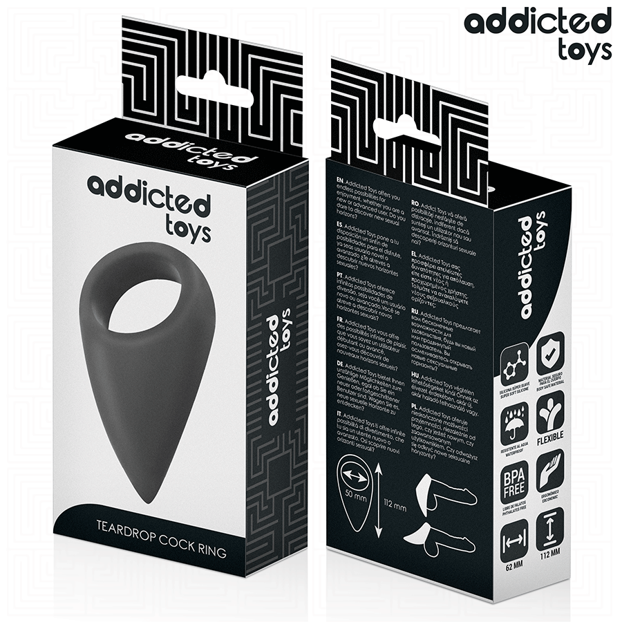 ADDICTED TOYS - TRÄNENFÖRMIGER PENISRING