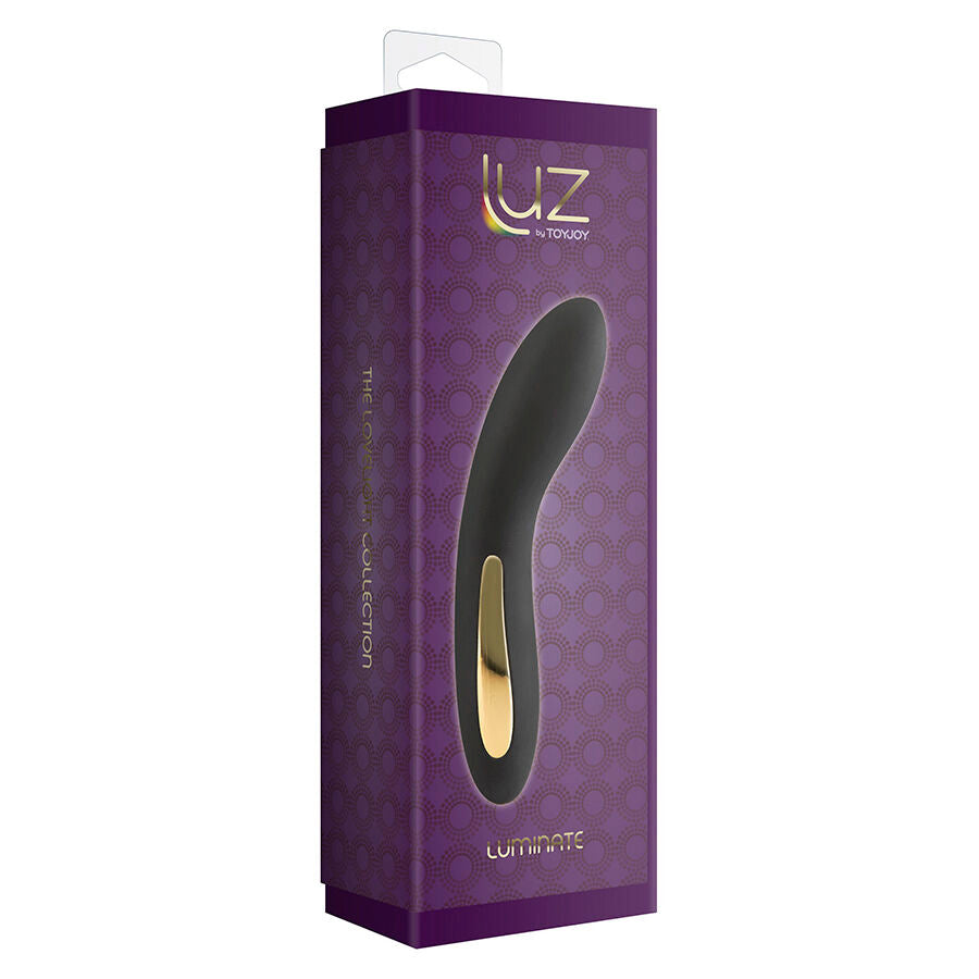 TOYJOY - SCHWARZER VIBRATOR MIT LEUCHTENDEM LICHT