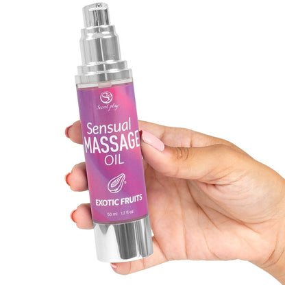 SECRETPLAY - MASSAGEÖL MIT EXOTISCHEN FRÜCHTEN