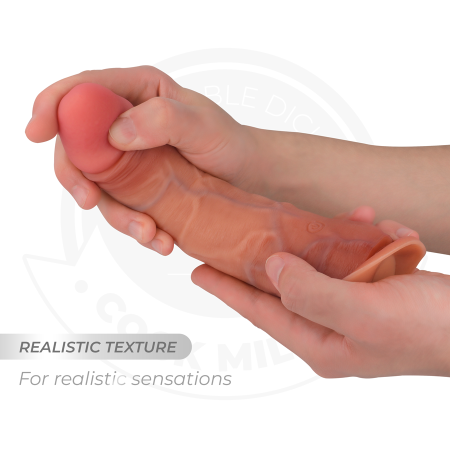 COCK MILLER - HYPERREALISTISCHER DILDO MIT SAUGNÄPFEN UND STOSSFUNKTION MIT FERNBEDIENUNG 19,5 CM