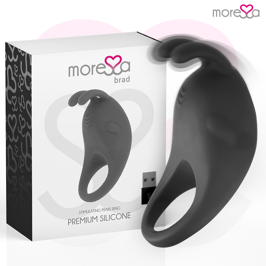 MORESSA - BRAD PREMIUM SILIKON WIEDERAUFLADBAR SCHWARZ