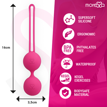 MORESSA - OSIAN TWO PREMIUM SILIKON ROSA BECKENBODENTRAINER