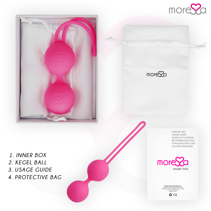 MORESSA - OSIAN TWO PREMIUM SILIKON ROSA BECKENBODENTRAINER
