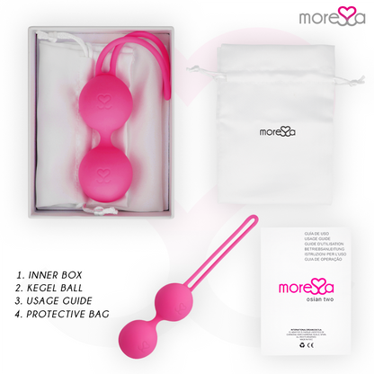 MORESSA - OSIAN TWO PREMIUM SILIKON ROSA BECKENBODENTRAINER