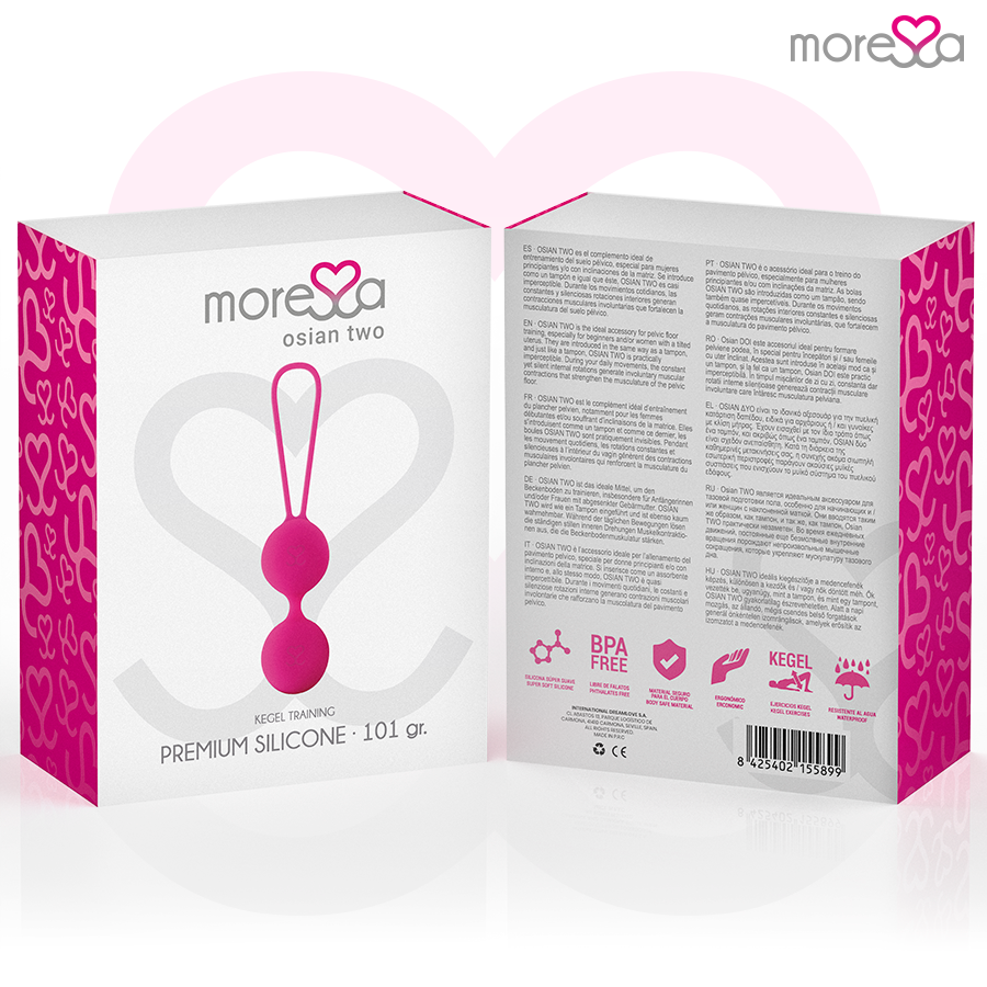 MORESSA - OSIAN TWO PREMIUM SILIKON ROSA BECKENBODENTRAINER