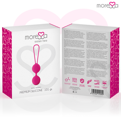 MORESSA - OSIAN TWO PREMIUM SILIKON ROSA BECKENBODENTRAINER