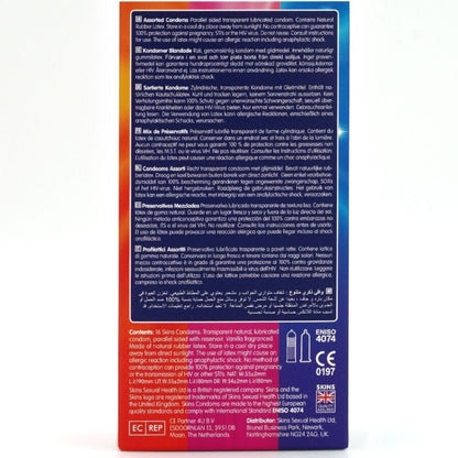 SKINS - SORTIERTE PREMIUM-KONDOME PACKUNG 16