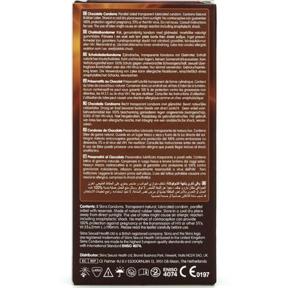 SKINS - SCHOKOLADE PREMIUM-KONDOME PACKUNG 8