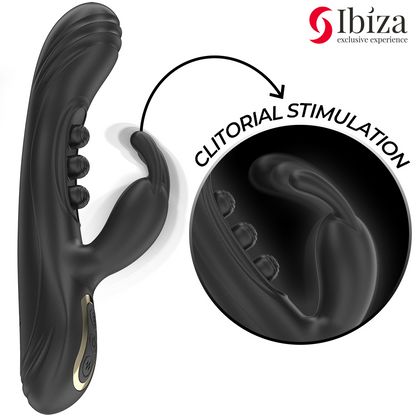 IBIZA - VIBRIERENDES RABBIT MIT PULSATION