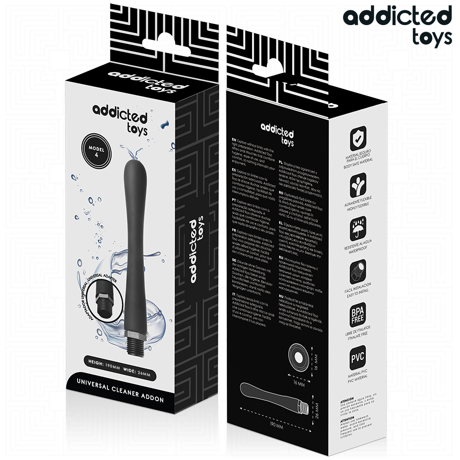 ADDICTED TOYS - ANAL CLEANER MIT UNIVERSALADAPTER MODELL 4