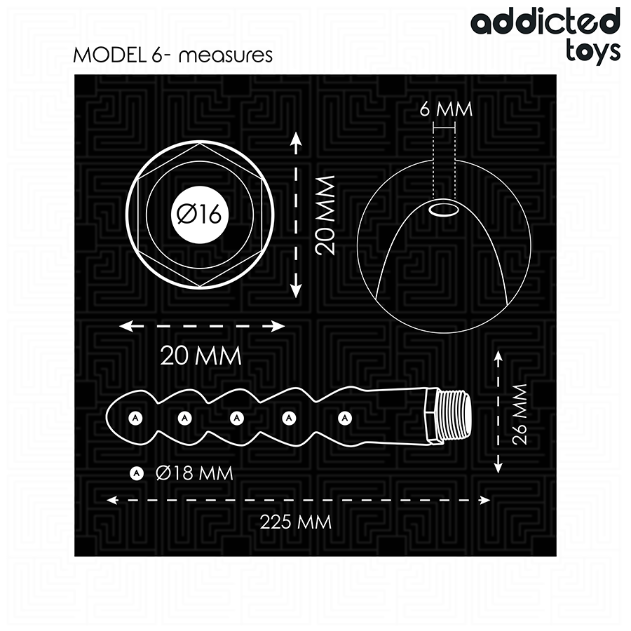 ADDICTED TOYS - ANAL CLEANER MIT UNIVERSALADAPTER MODELL 6