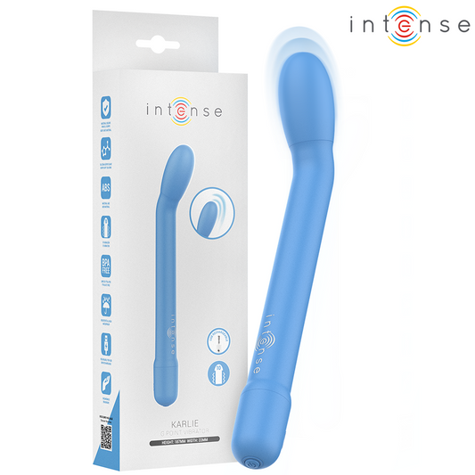 INTENSE - KARLIE WIEDERAUFLADBARER G-PUNKT-STIMULATOR BLAU