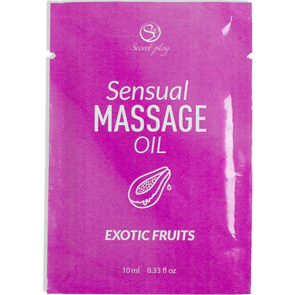 SECRETPLAY - EINZELDOSIS MASSAGEÖL MIT EXOTISCHEN FRÜCHTEN 10 ML