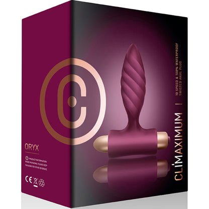 CLIMAXIMUM - ORYX TWISTED ANAL PLUG