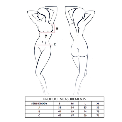 PASSION - SENSIE BODY TEAL S/M