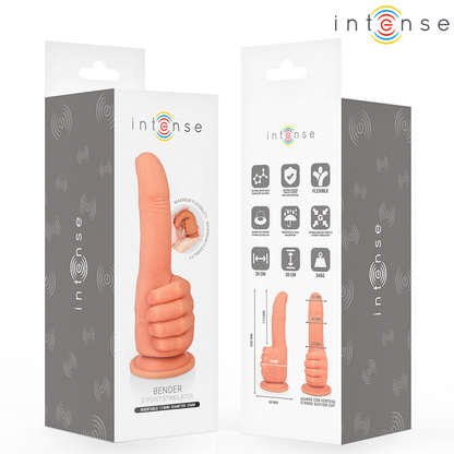 INTENSE - BENDER G-SPOT STIMULATOR FLEXIBLE HAND 11,3 CM