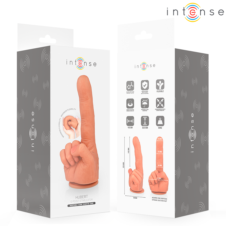 INTENSE - HUBERT G-SPOT STIMULATOR FLEXIBLE HAND 14,2 CM