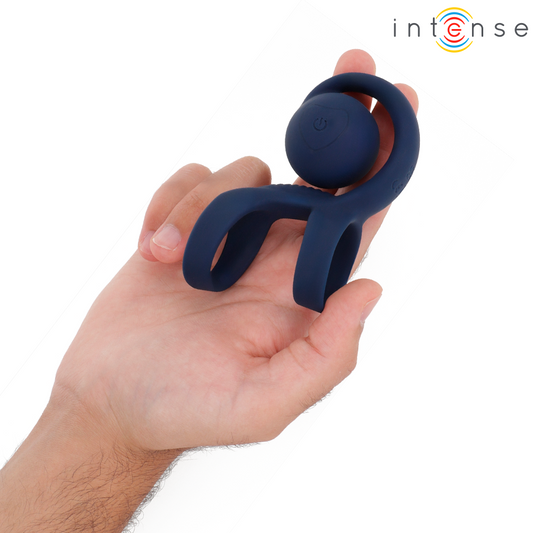 INTENSE - TYSON COCK RING MIT VIBRIERENDER KUGEL Ø 3,2 CM