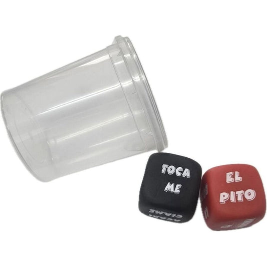 DIABLO PICANTE - WÜRFELSPIEL VERB + KÖRPERTEIL MIT BECHER