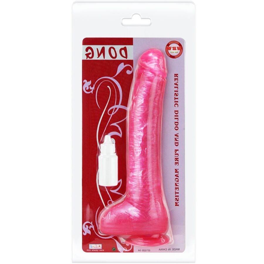 BAILE - REALISTISCHER ROSA DILDO DONG MIT SAUGNAPF