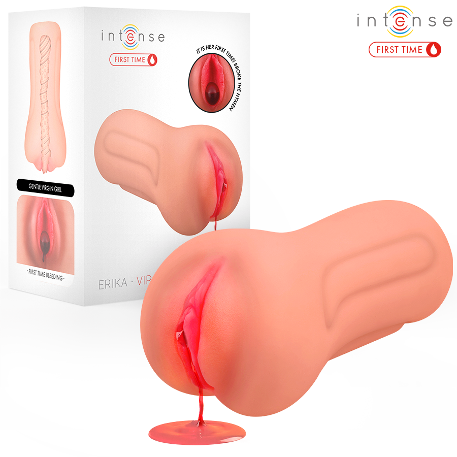 INTENSE FIRST TIME - ERIKA JUNGFRAU MASTURBATOR MIT BLUTUNG