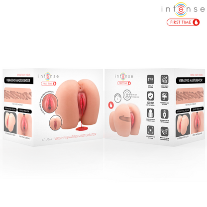 INTENSE FIRST TIME - ARIANA VIRGIN VIBRATOR-MASTURBATOR MIT BLUTUNG