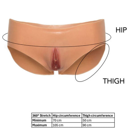 VERBORGENE BEGIERDE - ALTER EGO OFFENE VAGINA BRIEF HOHE TAILLEN FLEISCH