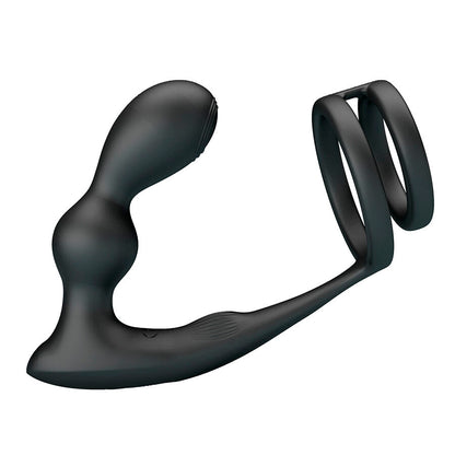 MR PLAY - VIBRIERENDER ANALPLUG MIT PENISRING UND FERNBEDIENUNG