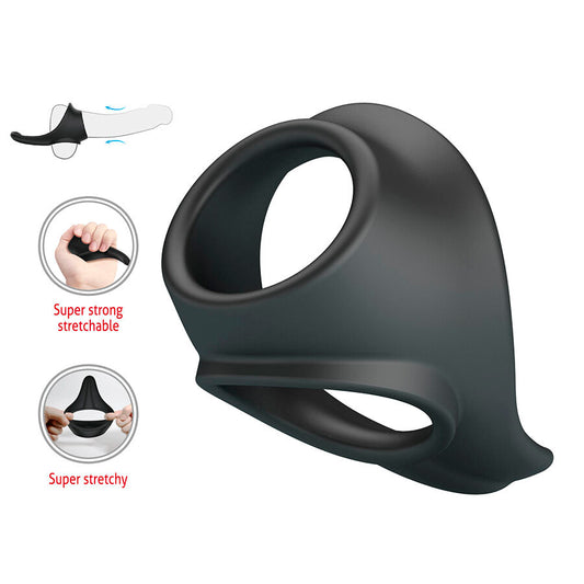 CRAZY BULL - ZADOK ERGONOMISCHER RING MIT PERINEALSTIMULATOR