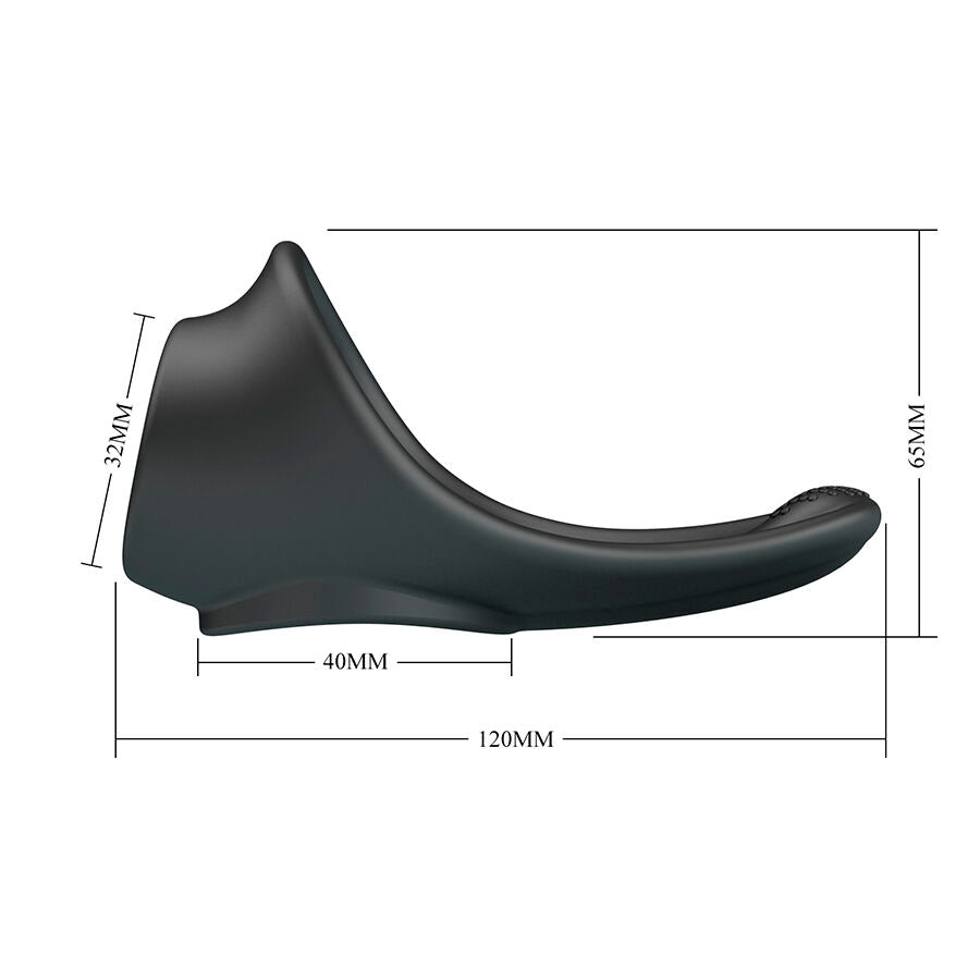 CRAZY BULL - ZADOK ERGONOMISCHER RING MIT PERINEALSTIMULATOR