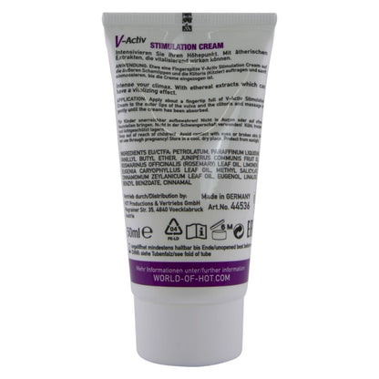 HOT - V-ACTIV STIMULATIONSCREME FÜR FRAUEN 50 ML