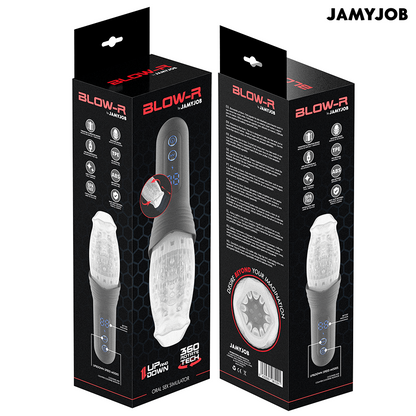 JAMYJOB - BLOW-R MASTURBATOR MIT STOSS- UND ROTATIONSFUNKTION