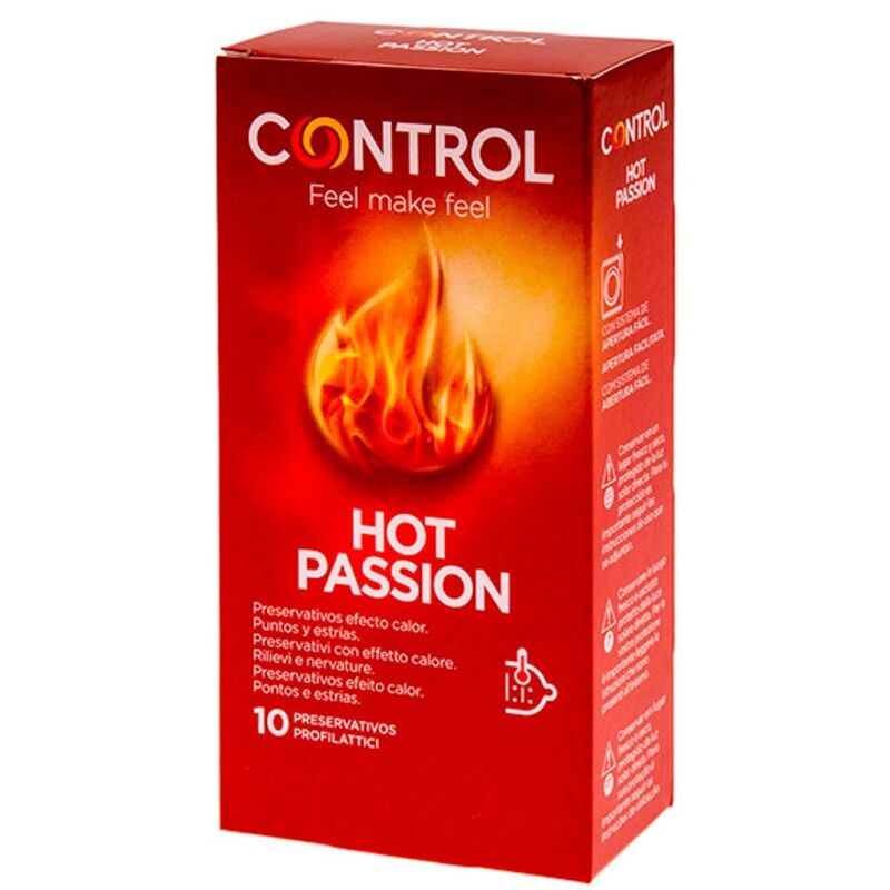 CONTROL - HOT PASSION WÄRMEEFFEKT 10 EINHEITEN – DENU-Shop