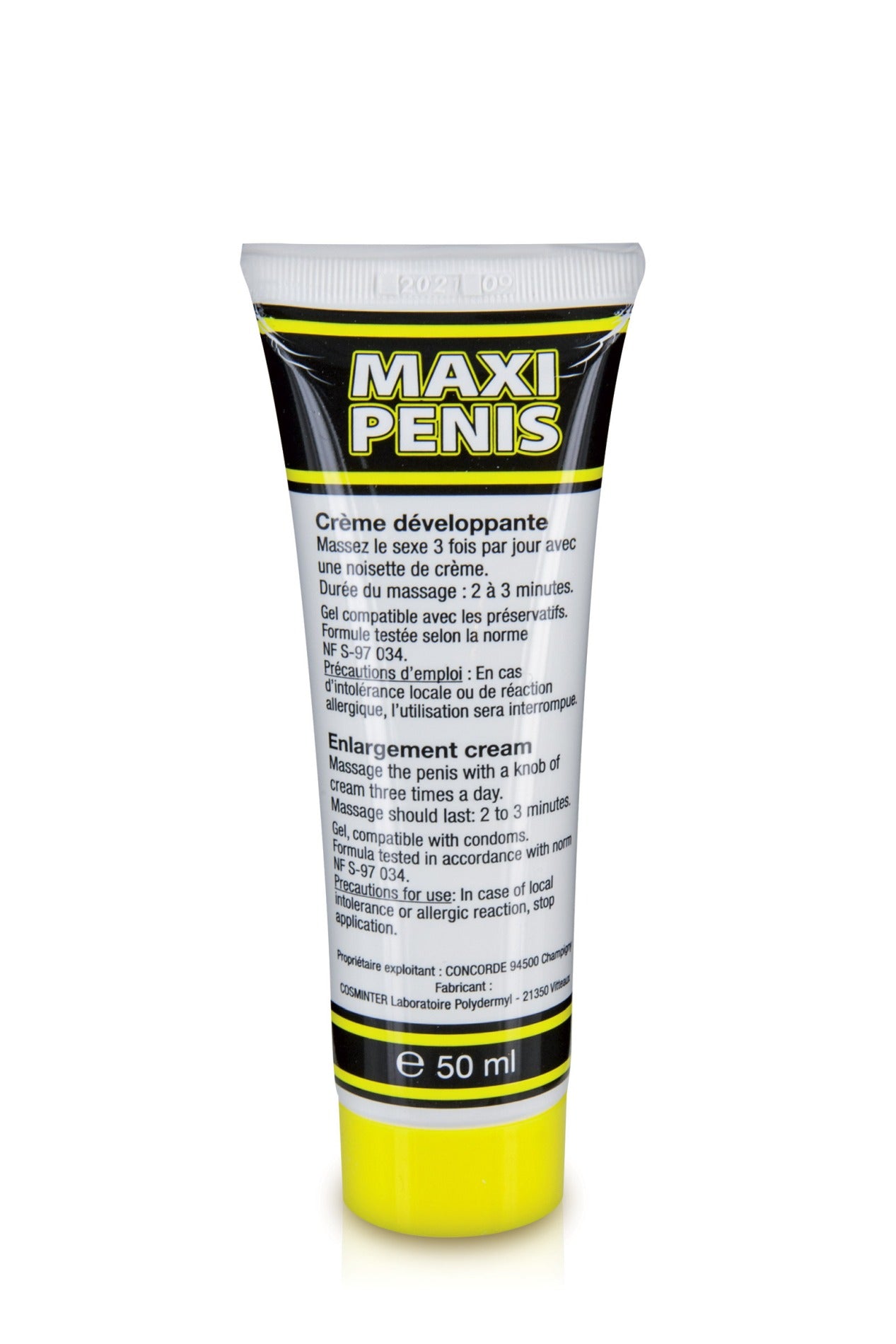 MAXI Penis Creme – Penisvergrößerung & Entwicklung | 50ml