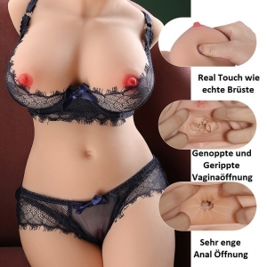 TPE-Sexpuppe-Masturbator-Liebespuppe-Sexspielzeug-Taschenmuschi-Vaginal-Anal